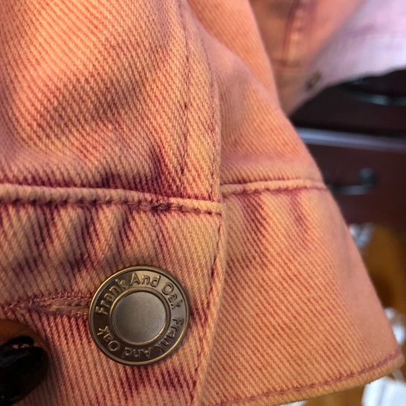 SOLD !!! FRANK & OAK PASTEL JEAN JACKET BNWOT - Picture 9 of 9